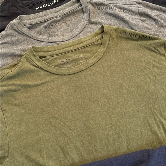 Municipal cotton/modal performance tees- Mens Large (x6) - Picture 5 of 9